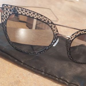 Super reflective cat eye Mesh Sunglasses